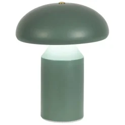 Fabrique de Styles Lampes À Poser*Lampe champignon tactile en fer vert h23cm - Arty