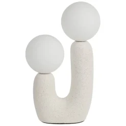 Fabrique de Styles Lampes À Poser*Lampe céramique en écru h31cm - Organic