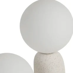 Fabrique de Styles Lampes À Poser*Lampe céramique en écru h31cm - Organic