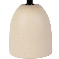 Fabrique de Styles Lampes À Poser*Lampe en céramique écru et lin naturel - Jadea
