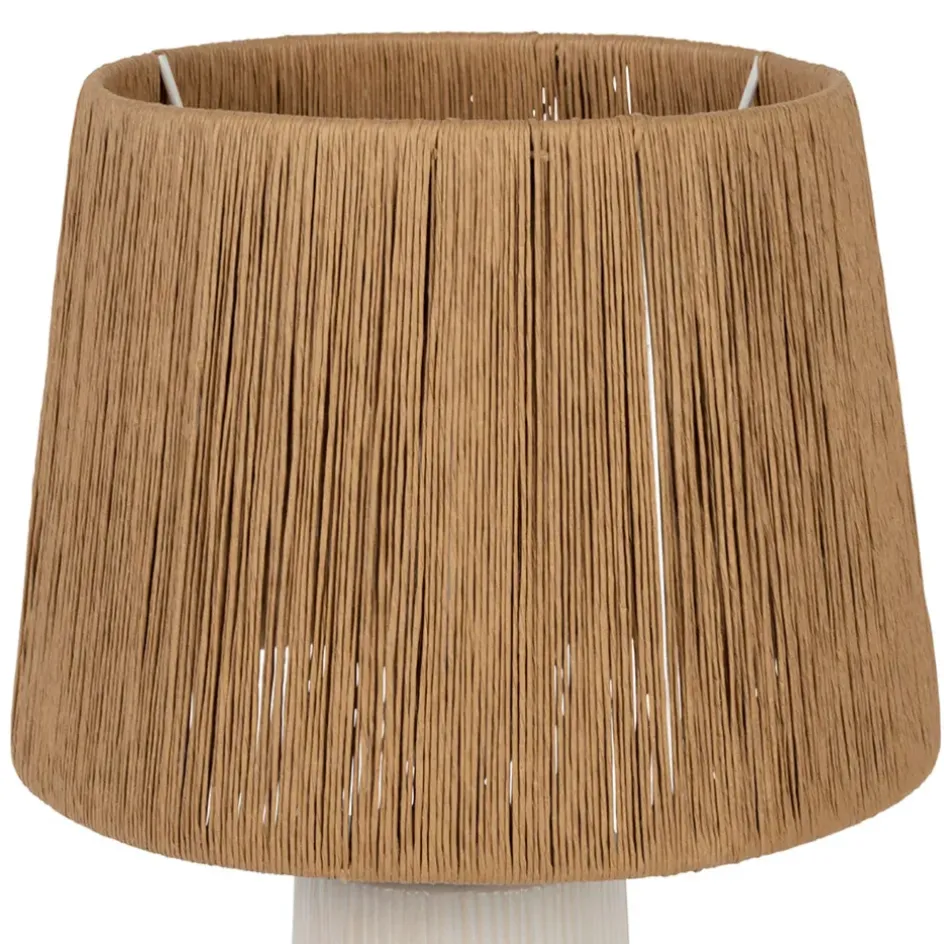 Fabrique de Styles Lampes À Poser*Lampe en céramique écru h48cm - Lignes
