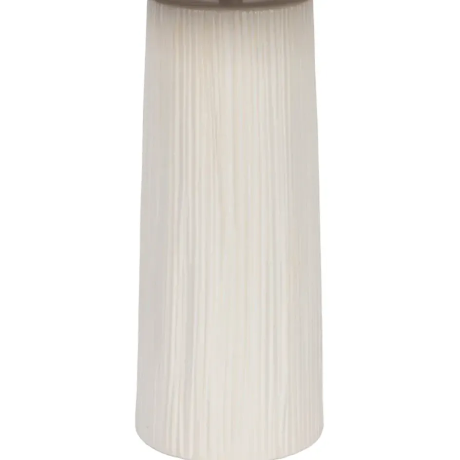 Fabrique de Styles Lampes À Poser*Lampe en céramique écru h48cm - Lignes