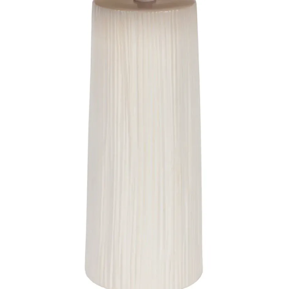 Fabrique de Styles Lampes À Poser*Lampe en céramique et raphia écru h48cm - Lignes