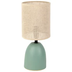 Fabrique de Styles Lampes À Poser*Lampe en céramique et lin naturel - Jadea
