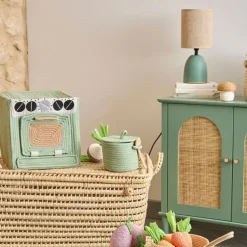 Fabrique de Styles Lampes À Poser*Lampe en céramique et lin naturel - Jadea