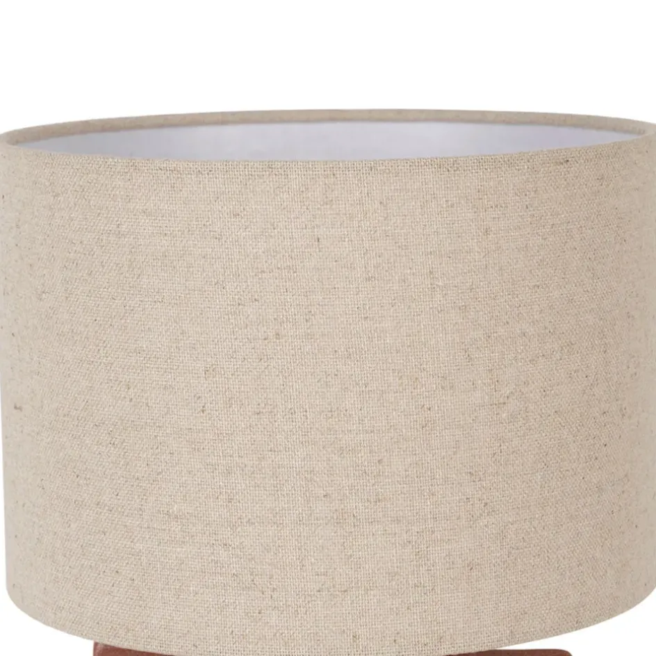 Fabrique de Styles Lampes À Poser*Lampe en céramique et lin h33.5cm - Eterra