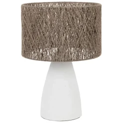 Fabrique de Styles Lampes À Poser*Lampe en fer et jute h41cm - Quintao