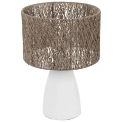 Fabrique de Styles Lampes À Poser*Lampe en fer et jute h41cm - Quintao