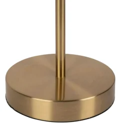 Fabrique de Styles Lampes À Poser*Lampe en fer et verre doré et blanc h37.5cm - Ardecor