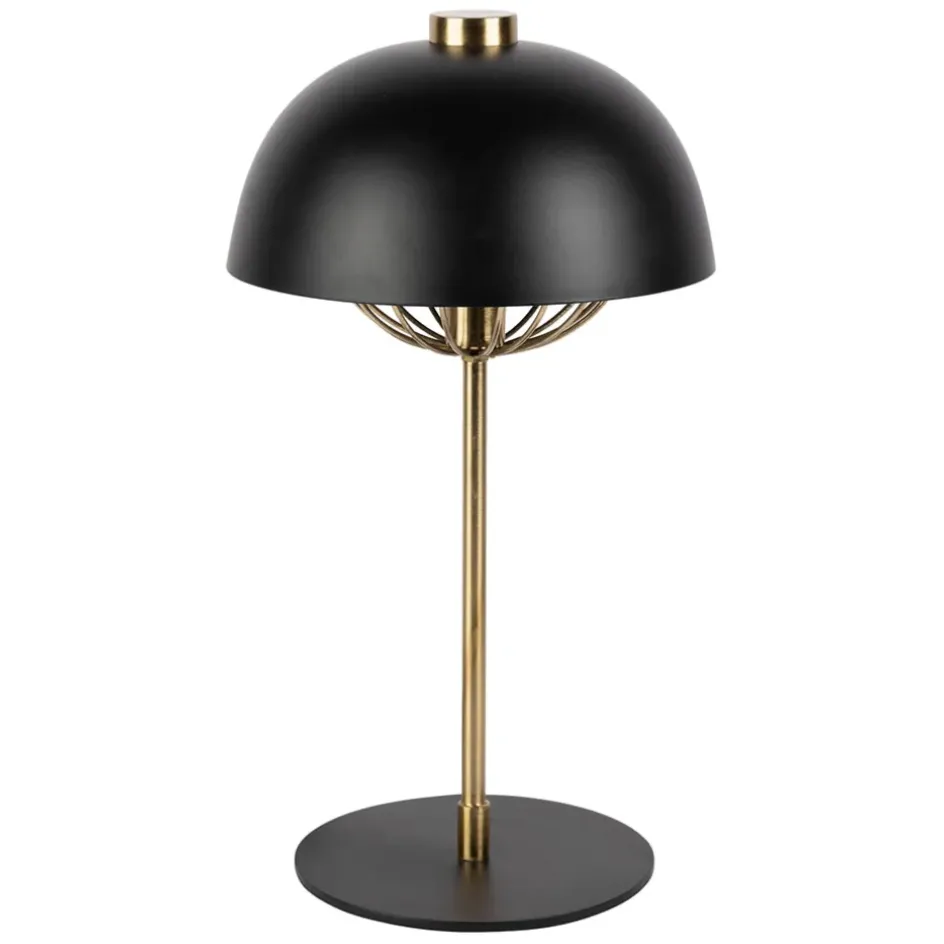 Fabrique de Styles Lampes À Poser*Lampe en fer noir et doré h42cm - Ardecor