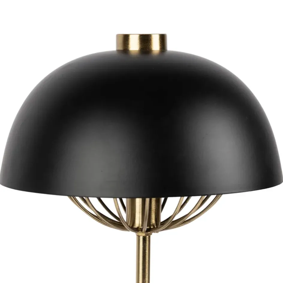 Fabrique de Styles Lampes À Poser*Lampe en fer noir et doré h42cm - Ardecor