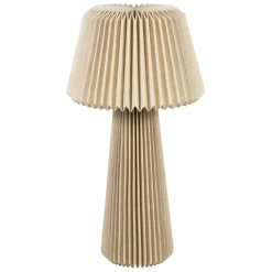 Fabrique de Styles Lampes À Poser*Lampe en papier et lin h94cm - Fontelo