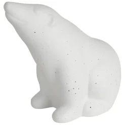 Fabrique de Styles Lampes À Poser*Lampe en porcelaine h18.5cm - Ours Polaire