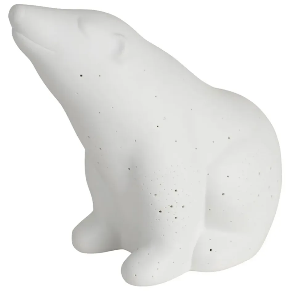 Fabrique de Styles Lampes À Poser*Lampe en porcelaine h18.5cm - Ours Polaire