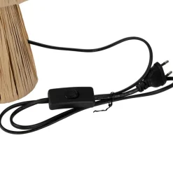 Fabrique de Styles Lampes À Poser*Lampe en raphia et fer h30cm - Organic