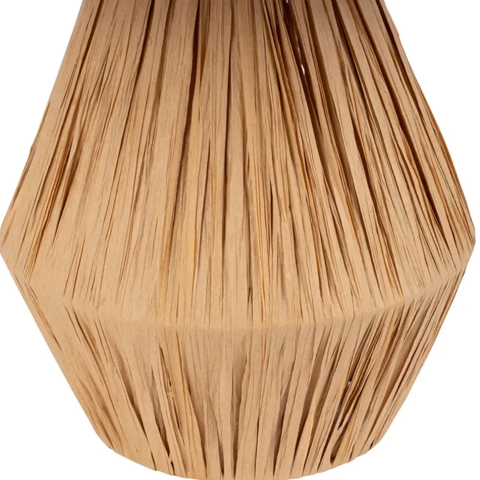Fabrique de Styles Lampes À Poser*Lampe en raphia et fer h41cm - Calypsa