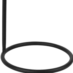 Fabrique de Styles Lampes À Poser*Lampe en raphia et fer naturel et noir h50cm - Tulum