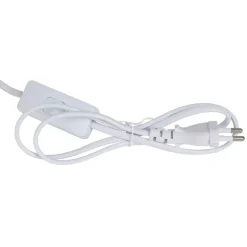 Fabrique de Styles Lampes À Poser*Lampe en terre cuite et lin blanc h47.5cm - Tahra