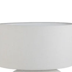 Fabrique de Styles Lampes À Poser*Lampe en terre cuite et lin blanc h50cm - Tahra