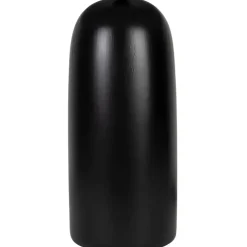 Fabrique de Styles Lampes À Poser*Lampe en terre cuite et lin noir et beige h60cm - Vita