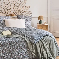 Fabrique de Styles Lampes À Poser*Lampe en terre cuite émeraude mate et naturel h32cm - Nira