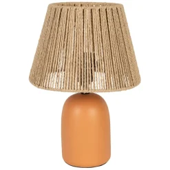 Fabrique de Styles Lampes À Poser*Lampe en terre cuite mate et naturel h32cm - Nira