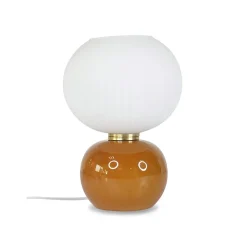 Fabrique de Styles Lampes À Poser*Lampe en verre marron h28cm - Adonis