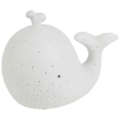 Enfant Fabrique de Styles Déco*Lampe led baleine en porcelaine h16cm