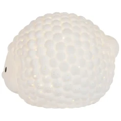 Enfant Fabrique de Styles Déco*Lampe led hérisson en porcelaine h12cm - Hérisson