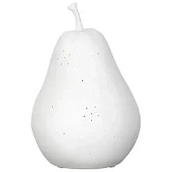 Enfant Fabrique de Styles Déco*Lampe led poire en porcelaine h24cm - Poire