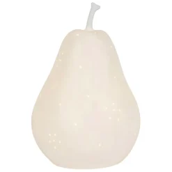 Enfant Fabrique de Styles Déco*Lampe led poire en porcelaine h24cm - Poire