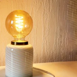 Fabrique de Styles Lampes À Poser*Lampe Love en verre h12cm - Nessa