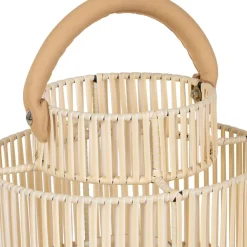 Fabrique de Styles Photophores, Bougeoirs Et Lanternes*Lanterne en fer et osier h45cm - Pasil