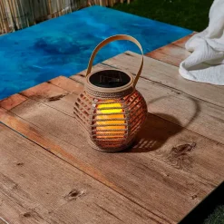 Enfant Fabrique de Styles Luminaires|Jardin*Lanterne solaire effet bougie h15cm