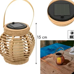 Enfant Fabrique de Styles Luminaires|Jardin*Lanterne solaire effet bougie h15cm