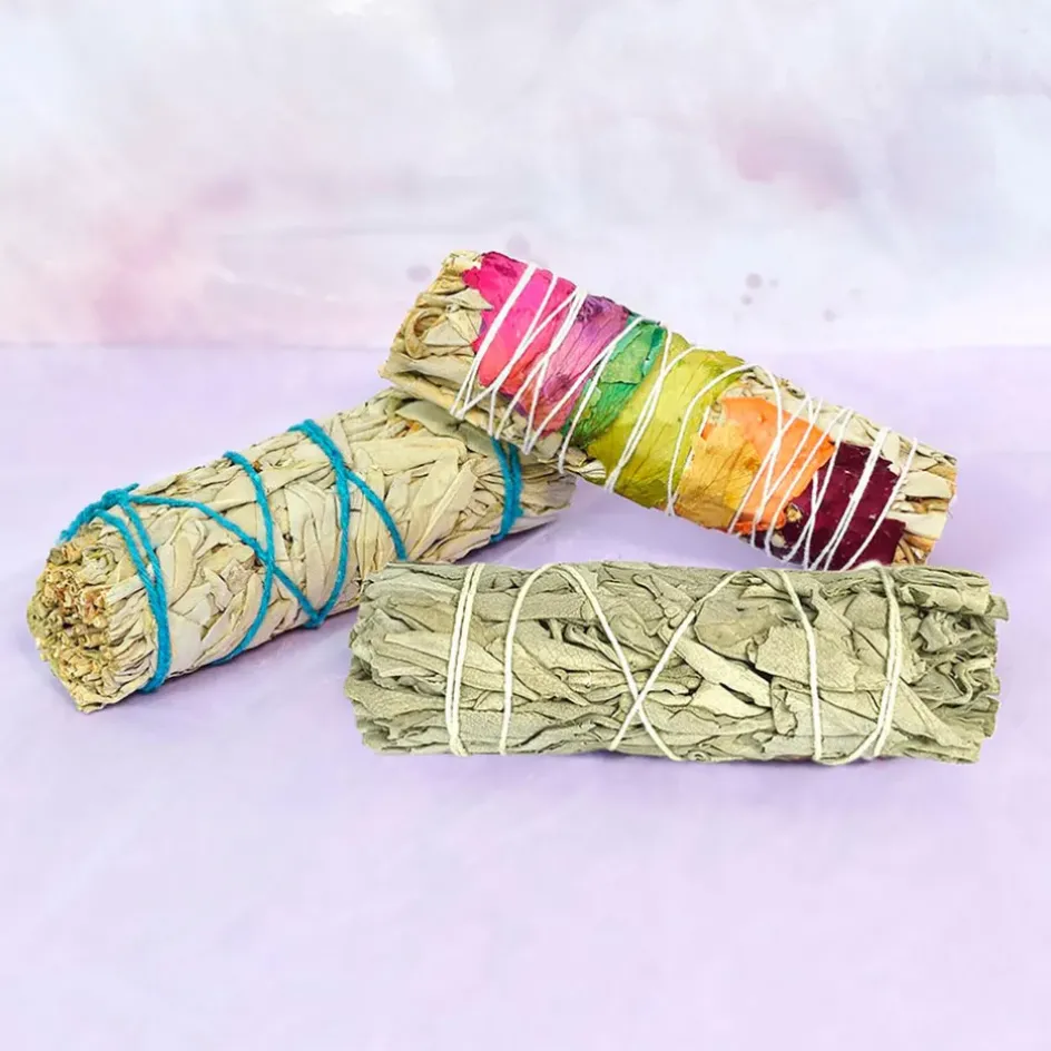 Fabrique de Styles Méditation Et Yoga*Lot de 3 batons de sauge