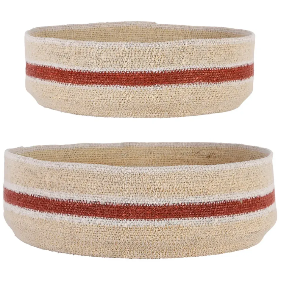 Fabrique de Styles Paniers Et Corbeilles*Lot de 2 corbeilles en jonc de mer - Sumatra