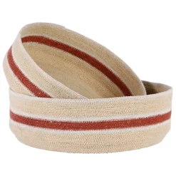 Fabrique de Styles Paniers Et Corbeilles*Lot de 2 corbeilles en jonc de mer - Sumatra