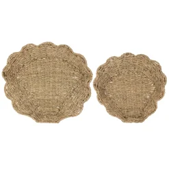 Fabrique de Styles Paniers Et Corbeilles*Lot de 2 corbeilles en jonc de mer - Les fruits