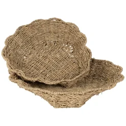 Fabrique de Styles Paniers Et Corbeilles*Lot de 2 corbeilles en jonc de mer - Les fruits