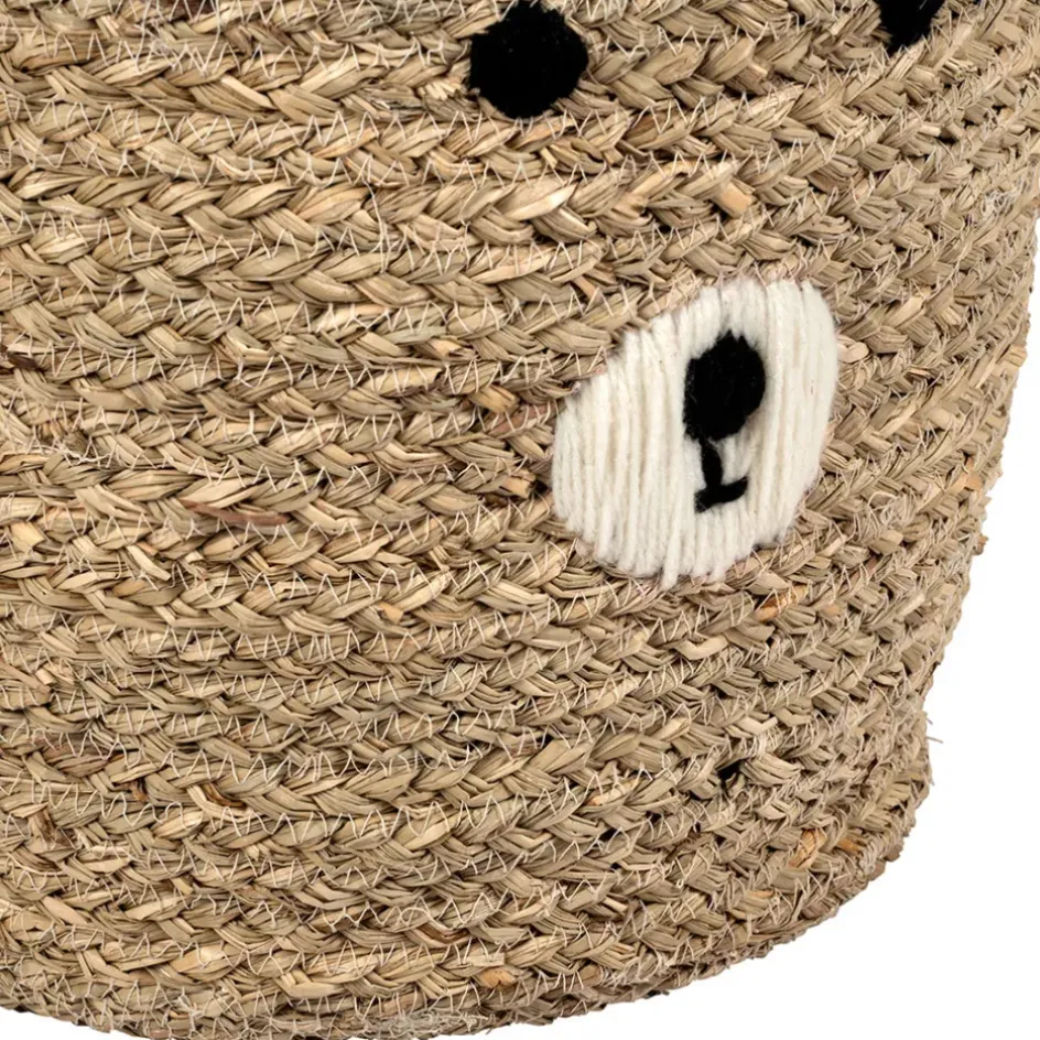 Fabrique de Styles Paniers Et Corbeilles*Lot de 2 corbeilles en jonc de mer d31.5xh45cm - Famille