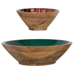 Fabrique de Styles Petits Objets Déco*Lot de 2 coupes en manguier - Seguia