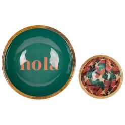 Fabrique de Styles Petits Objets Déco*Lot de 2 coupes en manguier - Seguia