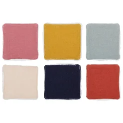 Fabrique de Styles Accessoires Soins*Lot de 6 lingettes ecolo petit modele scintillant