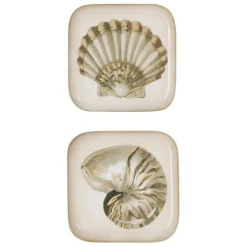 Fabrique de Styles Plateaux*Lot de 2 plateau en fer et doré - bordemer