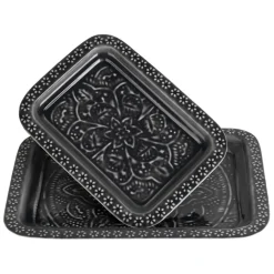 Fabrique de Styles Plateaux*Lot de 2 plateaux en fer - Arabise