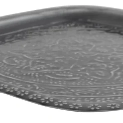 Fabrique de Styles Plateaux*Lot de 2 plateaux en fer 41x41cm - Arabise