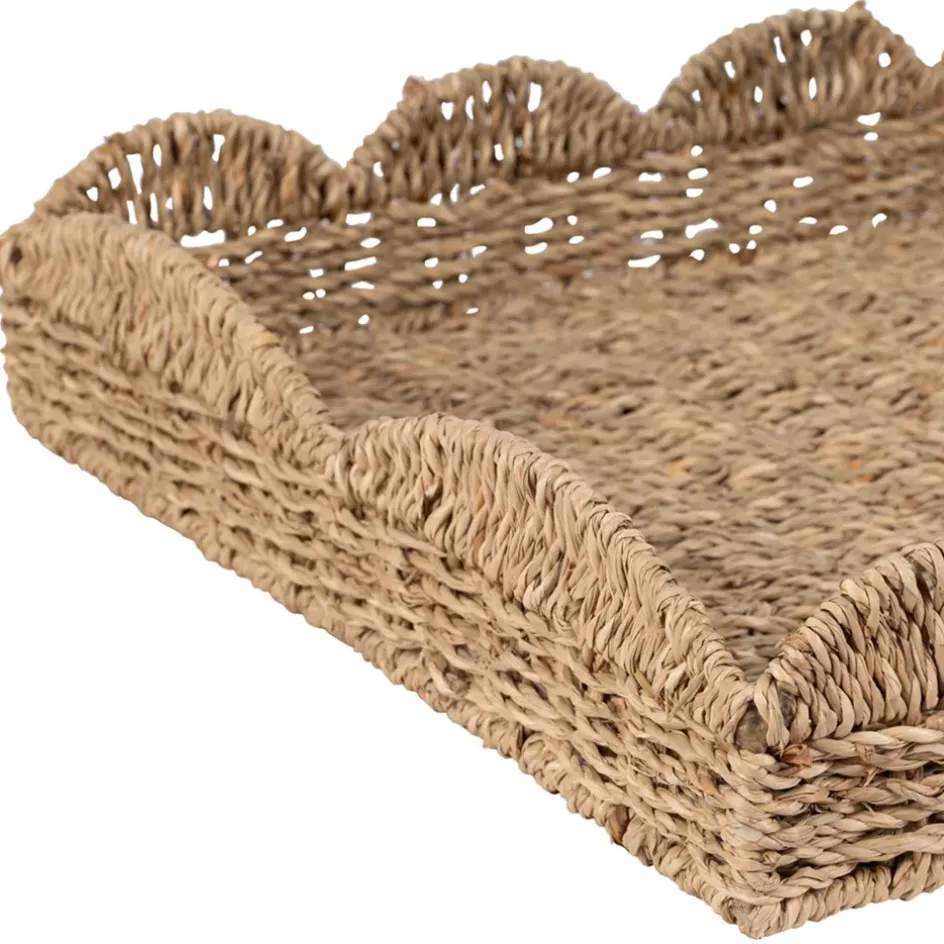 Fabrique de Styles Plateaux*Lot de 2 plateaux en jonc de mer - Chaumière