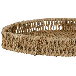 Fabrique de Styles Plateaux*Lot de 2 plateaux poisson en jonc de mer et fer - borneo