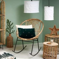 Fabrique de Styles Suspensions*Lot de 2 suspensions en lin h35cm non électrique - Noho